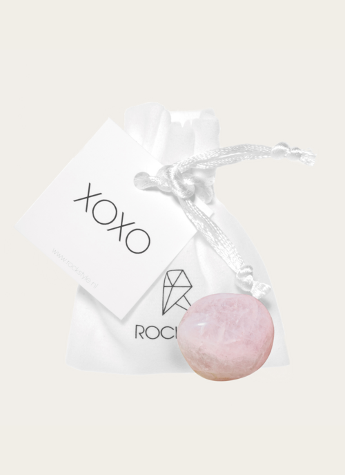 Edelsteen Liefs Rozenkwarts | Rockstyle Cadeau Woonaccessoires |