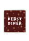 Kerst uitnodiging Kerstdiner modern