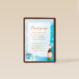 Verjaardagskaart Proost jarige More than words