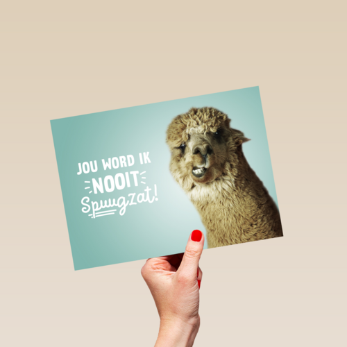 jou word ik niet spuugzat