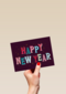 Happy New Year Gekleurde Letters