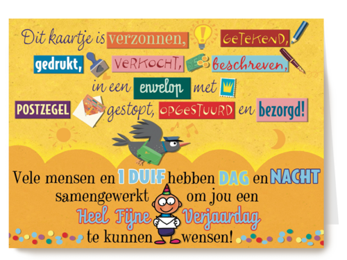 smile kaart een hele verjaardag wensen