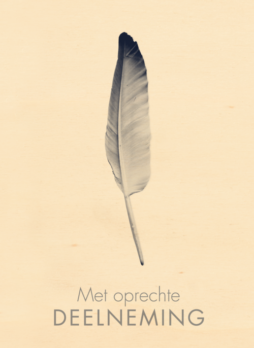 Houten Kaart Condoleance Kaarten | Houten Kaart Hallmark | Condoleance Kaarten | Concoleance Veer Met Oprechte Deelneming