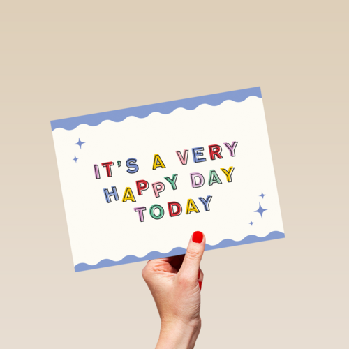 Its a very happy day today