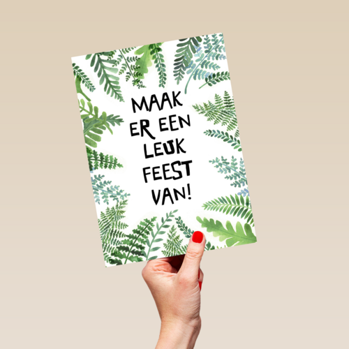 maak er een leuk feest van