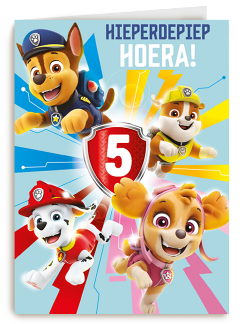 Paw Patrol hieperdepiep hoera