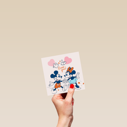 Mickey Minnie Love You
