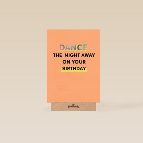 Verjaardagskaart man vrouw Dance the night away on your birthday