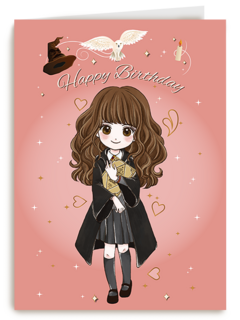 Harry Potter Happy Birthday Hermelien