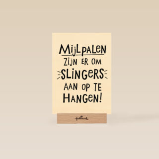 quote kaart mijlpalen zijn er om slingers aan op te hangen