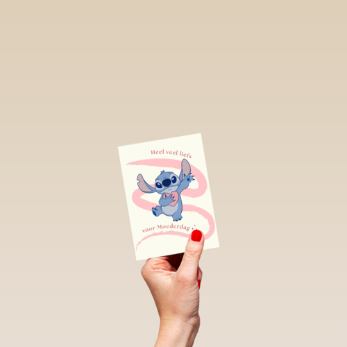 Heel veel liefs Moederdag Disney Stitch