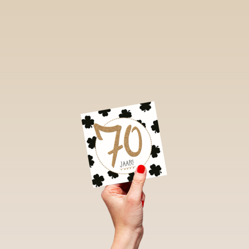 Happy Birthday Verjaardag zeventig
