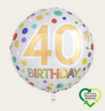 Ballon 40 Birthday Multi Eco