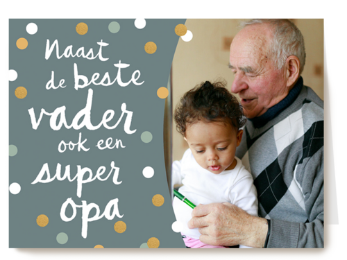 Kaart Hallmark | Vaderdag | Vaderdag Fotokaart Naast De Beste Vader Ook Een Super Opa