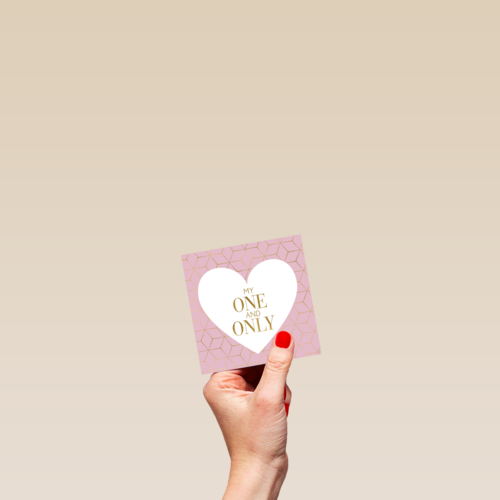valentijnskaart stijlvol my one and only