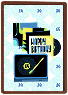 happy 14th birthday with this vinyl