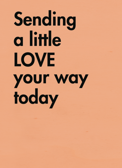 Houten Kaart Herinnering | Houten Kaart Hallmark | Herinnering | Quote Kaart Sending A Little Love Your Way Today