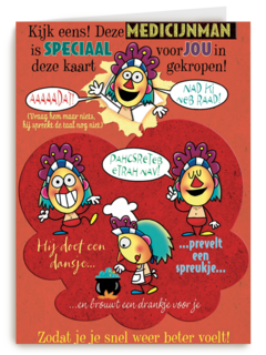 medicijnman speciaal voor jou kaart