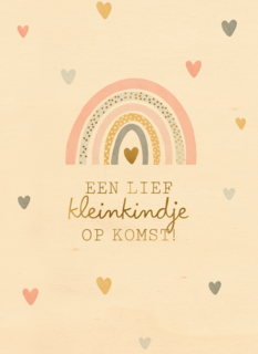 een lief kleinkindje op komst