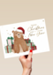 Merry Christmas Bear Happy NY