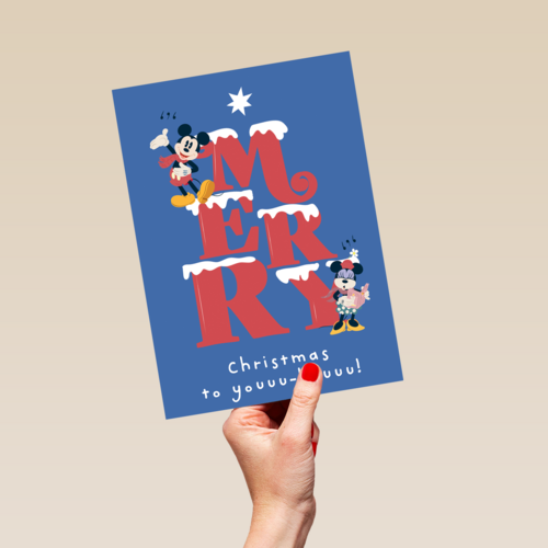 Merry Christmas to youuu-houuu Mickey Mouse
