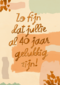 Zo fijn dat jullie al 40 jaar gelukkig zijn