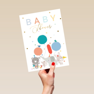 Babyshower Dierenfeest