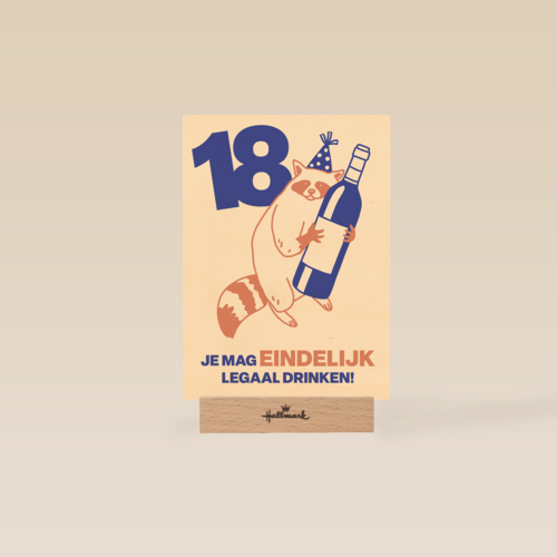 18 je mag eindelijk legaal drinken