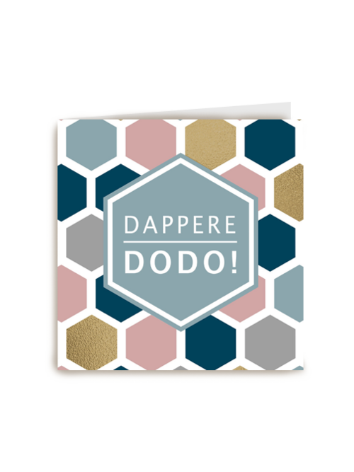 monmon kaart om een dappere dodo heel veel succes te wensen