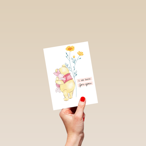 sterkte kaart winnie de poeh knorretje i am here for you