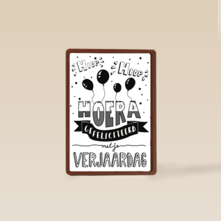 zwart wit ballonnen voor je verjaardag