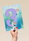 verjaardag kaart frozen 3 drie hiep hiep hoera elsa olaf