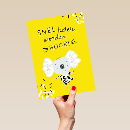 Snel beter worden koala