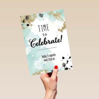 watercolor celebrate