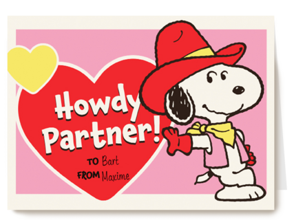 Peanuts Howdy Partner
