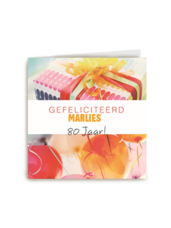 feestje op een kaart