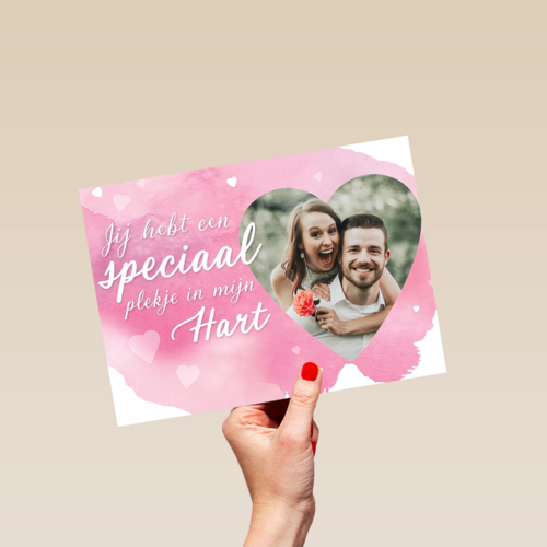 valentijnskaart foto speciaal plekje in mijn hart