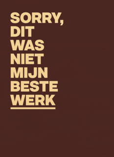 Sorry niet mijn beste werk AndC