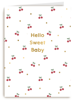 Geboortefelicitatie hello sweet baby