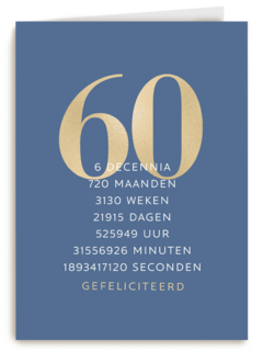 verjaardagskaart 60 720 maanden