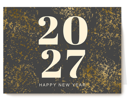 2027 Happy New Year Goud