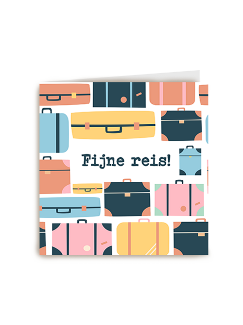 Kaart Hallmark | Groetjes Uit | Fijne Reis Koffers