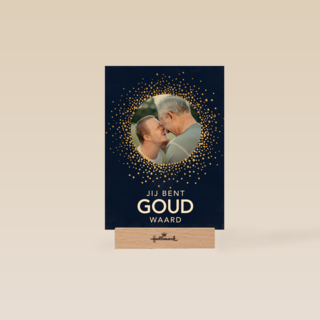 vaderdag fotokaart jij bent goud waard