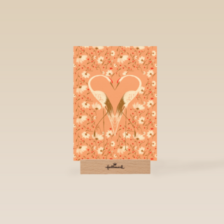 Liefde kaart twee kraanvogels