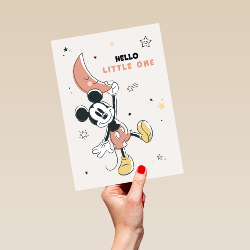 Disney geboortefelicitatie hello little one