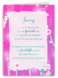 Verjaardagskaart tiener meisje More than words