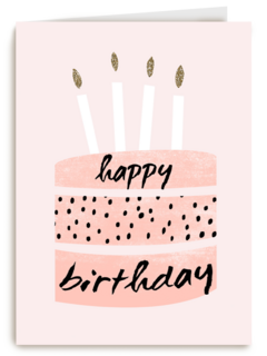 taart met happy birthday