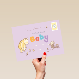 Winnie The Pooh welkom lieve baby