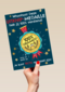 geslaagd kaart uitknip medaille