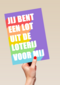 Liefde kaart lot uit de loterij